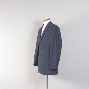 Stafford Men's Coat Blazer Blue Pure Wool 42R